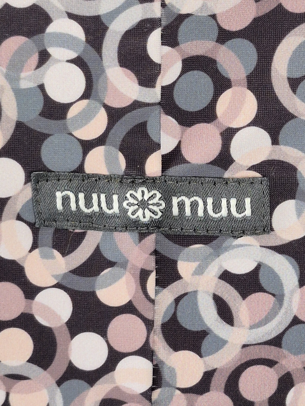 Nuu Muu The Original "Circles" Sleeveless Geometric Print Active Dress - Size L - Picture 8 of 13